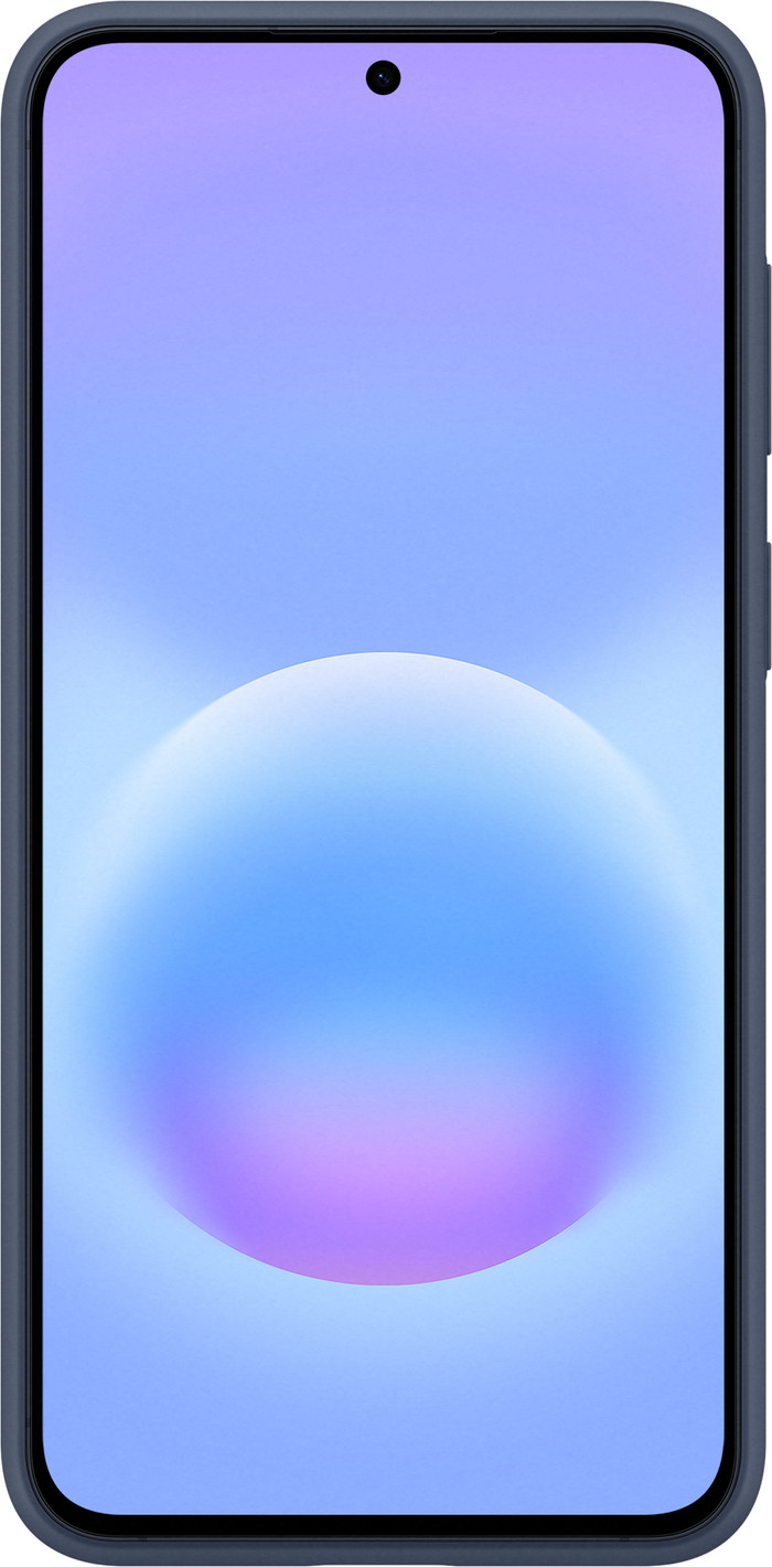 Samsung Galaxy A57 Siliconen Back Cover Donkerblauw voorkant