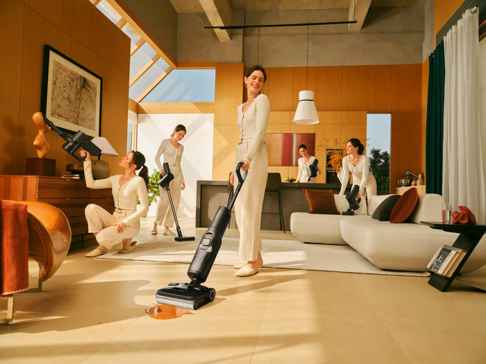 Roborock F25 ACE Combo product in gebruik