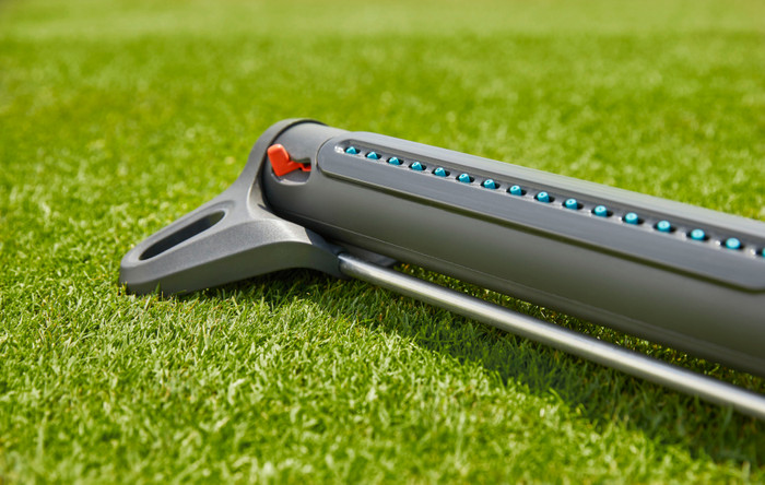 Gardena Comfort FLEX 50m Large Sproeierpakket product in gebruik