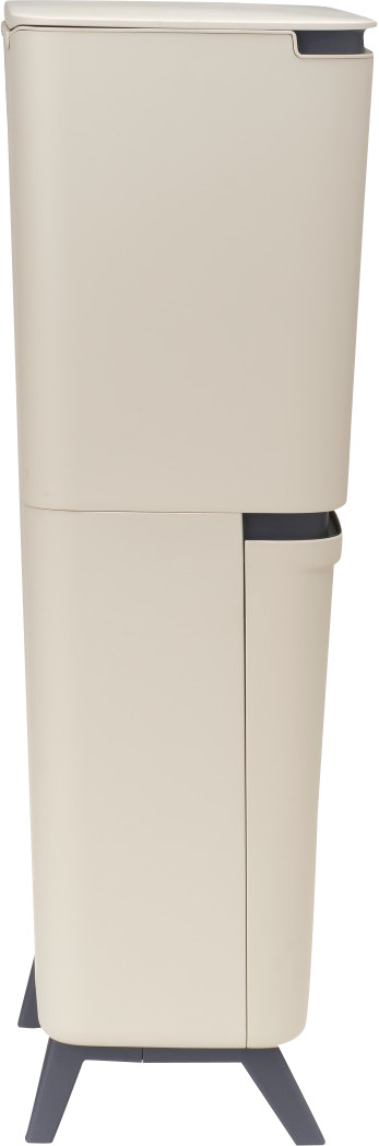 Brabantia SortUp Recycle Hi afvalemmer 25+10+10L Beige linkerkant