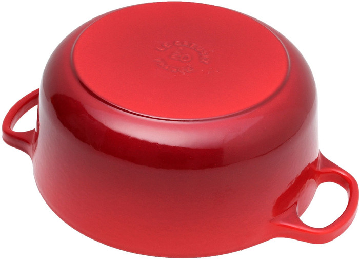 Le Creuset Signature Round Dutch Oven 26cm Cerise bottom
