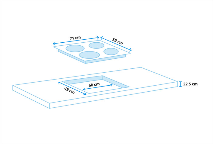 AEG TCH74B01FB ComboHob visuel Coolblue 1