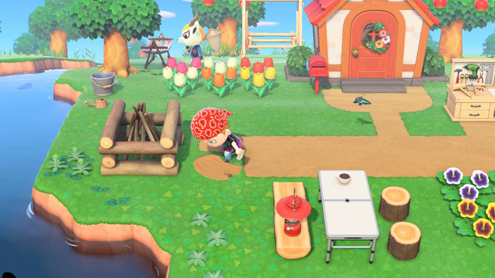 Animal Crossing New Horizons Nintendo Switch 2 Edition product in use