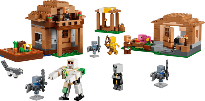 LEGO Minecraft - L'Évocateur à l'Attaque du Village 21596 Main Image