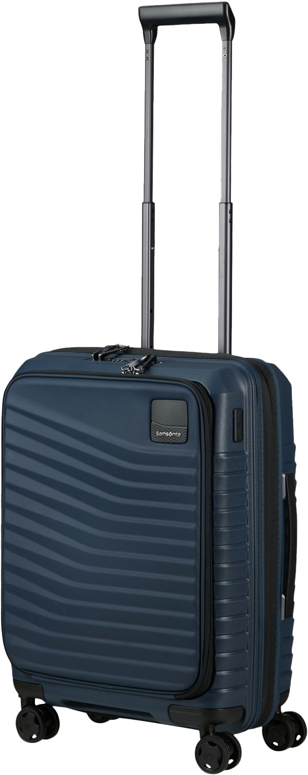 Samsonite Intuo Valise à 4 Roulettes Easy Access Expandable 55 cm Blue côté droit