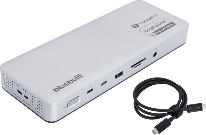 BlueBuilt Thunderbolt 4 Docking Station met DisplayLink bovenkant