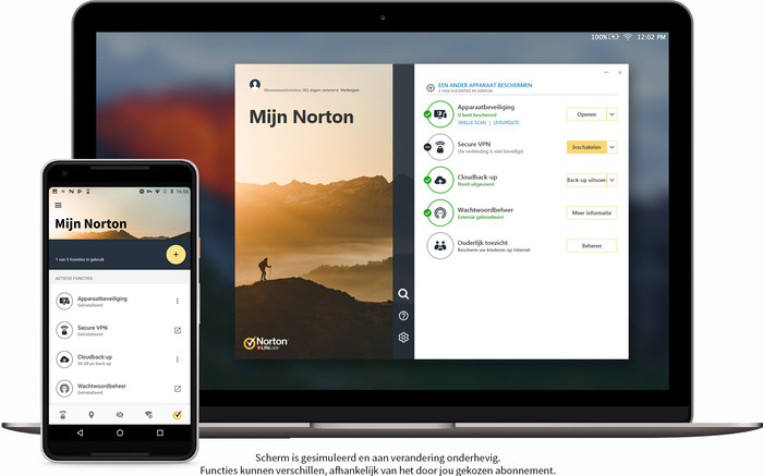 Norton 360 Deluxe 2020 | 3 appareils | 1 an | 25 Go | Windows/Mac/Android/iOS visuel fournisseur