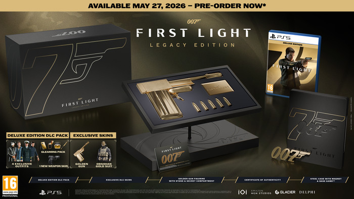 007: First Light Legacy Edition PS5 visual leverancier