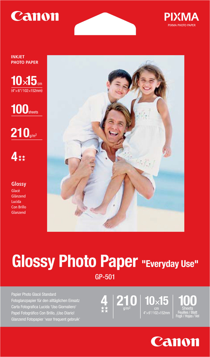 Canon GP-501 Papier photo brillant 100 feuilles 10 x 15 cm Main Image