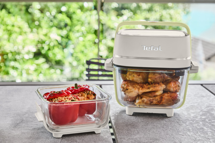 Tefal Crisp&Go FB701A product in gebruik