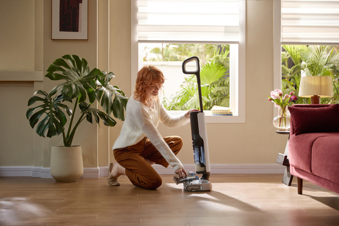 Roborock F25 product in gebruik