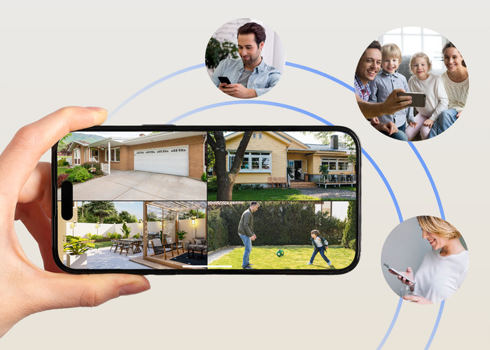 Reolink Argus B330 Duo Pack + Home Hub 1 Lite product in gebruik