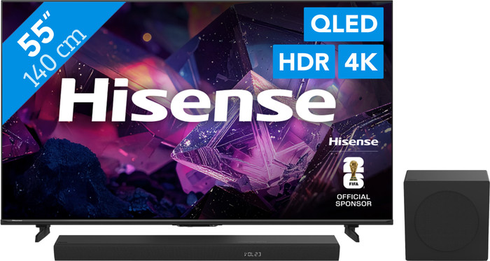 Hisense QLED 55" E79S PRO (2026) + Hisense HS3100 Main Image