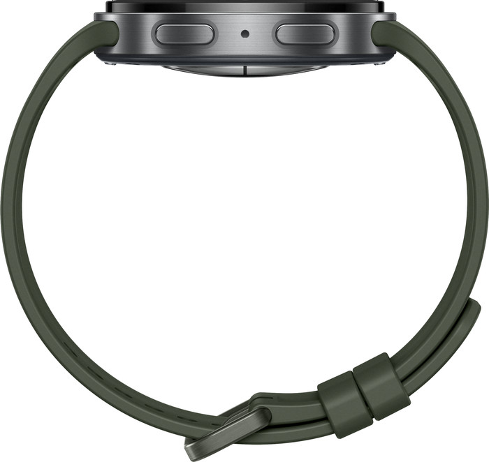 Samsung Galaxy Watch 9 Argent/Vert 44 mm côté droit