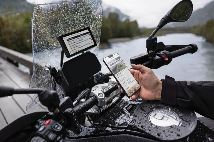 Garmin Zumo XT 3 4.7 inch Wereld product in gebruik