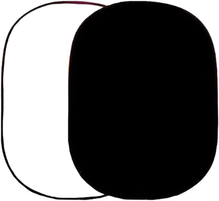 Falcon Eyes Panneau d'arrière-plan R-1482PU Blanc / Noir 148 x 200 cm Main Image