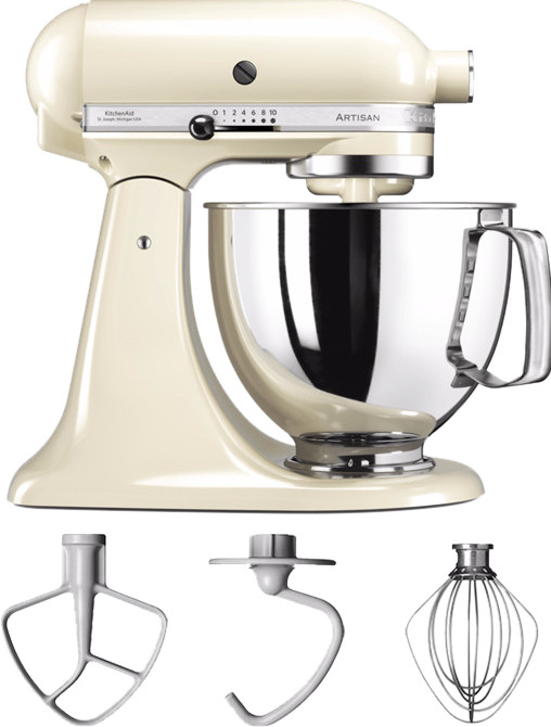 KitchenAid Artisan Robot de Cuisine 5KSM125 Crème Main Image