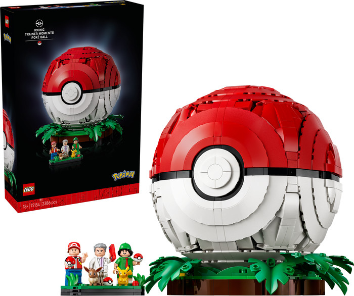 LEGO Pokémon Pokéball met Trainer scènes 72154 rechterkant