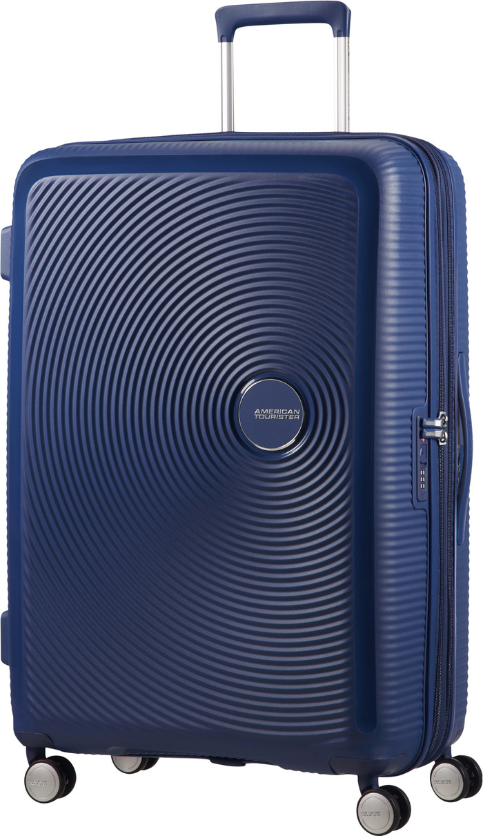 American Tourister Soundbox Expandable Spinner 77cm Midnight Navy Main Image