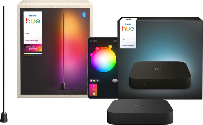 Philips Hue Play Lampe de Table + HDMI Sync Box 4K Main Image