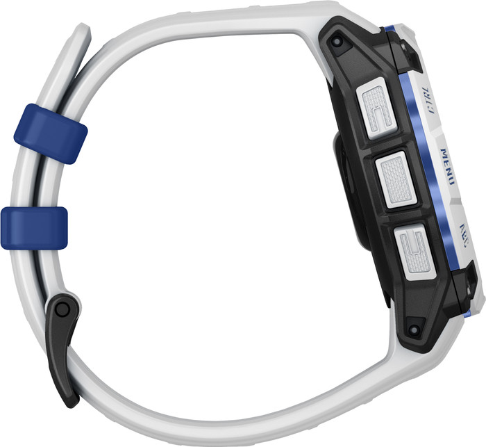 Garmin Instinct 3 Solar Blanc 45 mm côté gauche