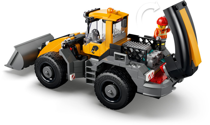 LEGO City - Le Camion-benne et la Chargeuse Frontale 60494 détail
