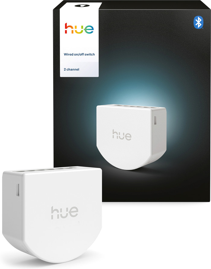 Philips Hue Bedrade Wandschakelaarmodule voor Niet Slimme Lampen 2 Kanalen Main Image