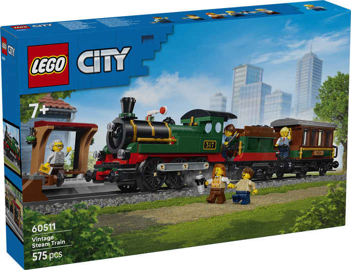 LEGO City - Le Train à Vapeur Rétro 60511 emballage