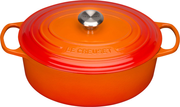 Le Creuset Oval Casserole 27 cm Orange-red Main Image