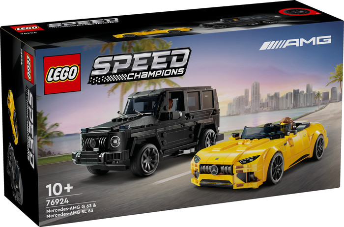 LEGO Speed Champions Mercedes-AMG G 63 en Mercedes-AMG SL 63 76924 verpakking