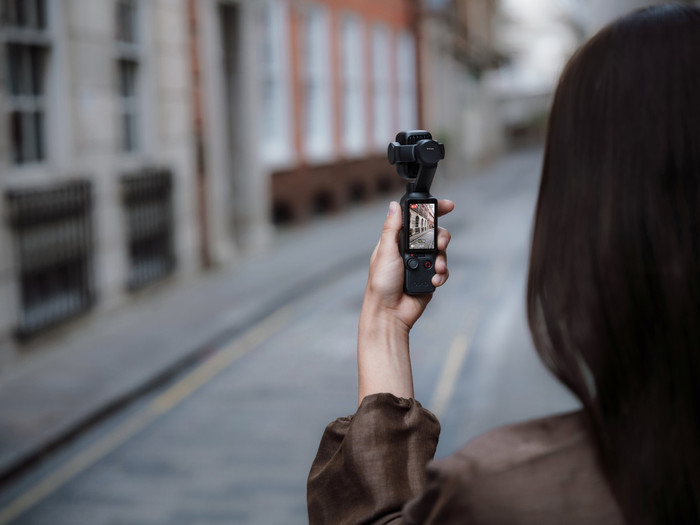 DJI Osmo Pocket 4P (Pro) product in gebruik