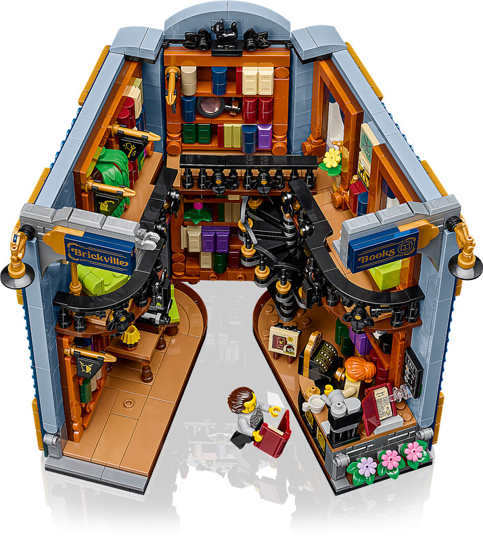 LEGO Icons Boekensteun: Boekhandel 11379 detail