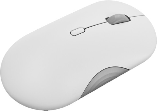 Lenovo 350 Bluetooth Stille Muis Cloud Grey rechterkant