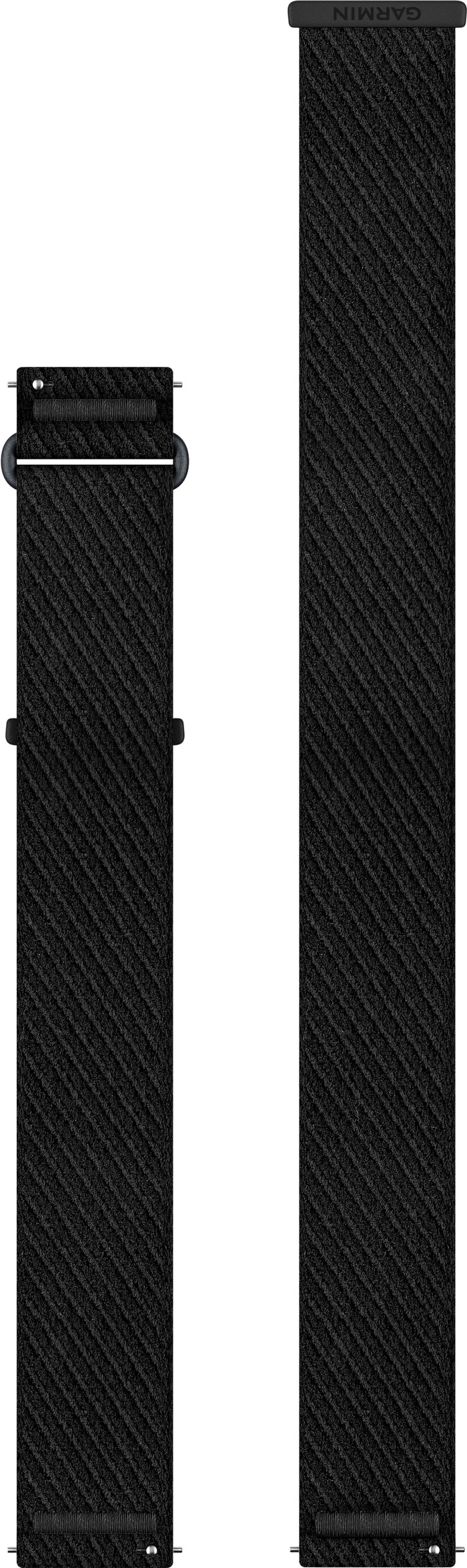 Garmin Nylon Bandje Zwart 22mm achterkant