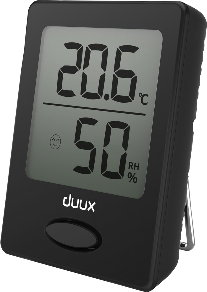 Duux Sense Hygrometer en Thermometer Zwart Main Image