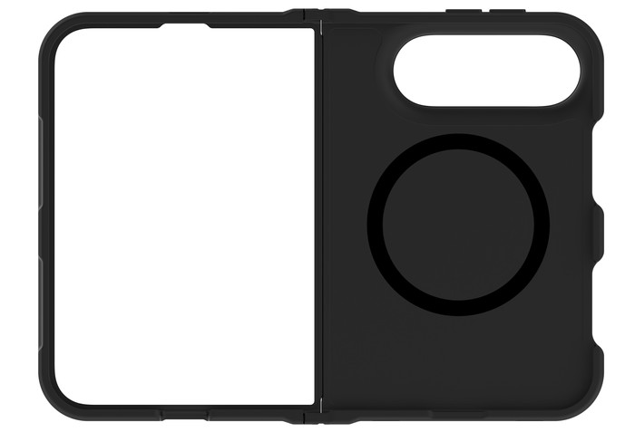BlueBuilt Protective Back Cover met MagSafe iPhone Duo Zwart achterkant
