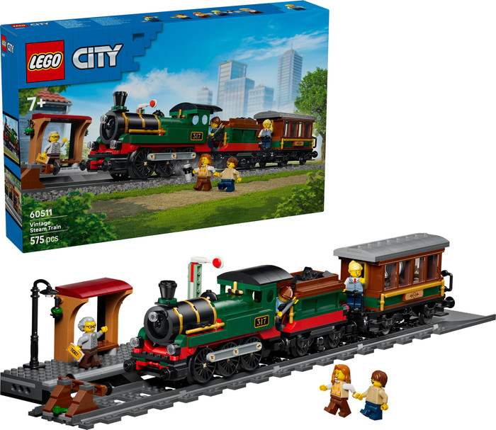 LEGO City - Le Train à Vapeur Rétro 60511 côté droit
