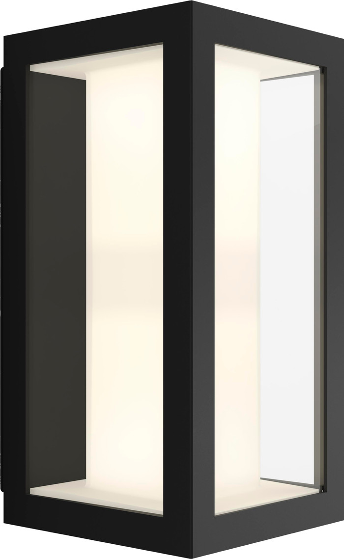 Philips Hue Impress muurlamp White and Color zwart smal duo pack voorkant