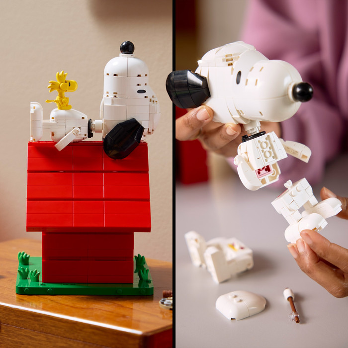 LEGO Ideas - Peanuts : la Niche de Snoopy 21368 produit à l'usage