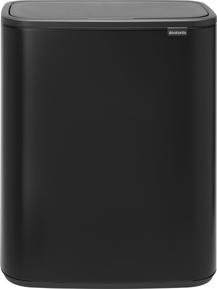 Brabantia Bo Touch Bin 2 x 30 Liter Matt Black Main Image