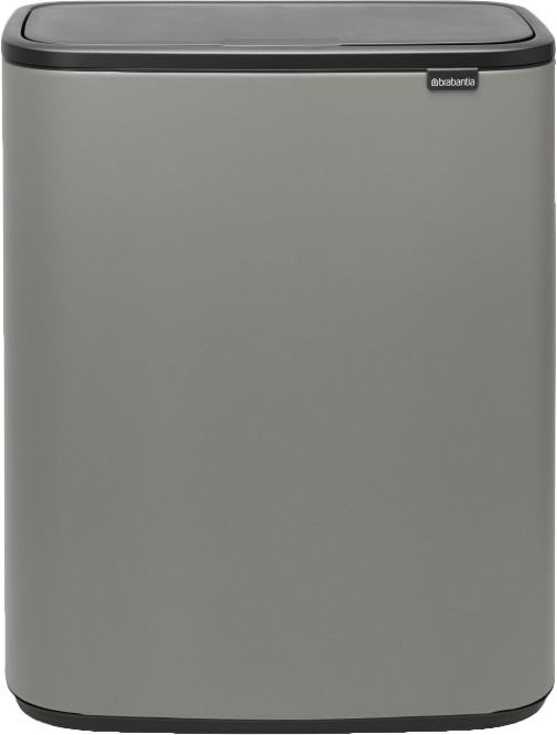 Brabantia Bo Touch Bin 60 Litres Mineral Concrete Grey Main Image