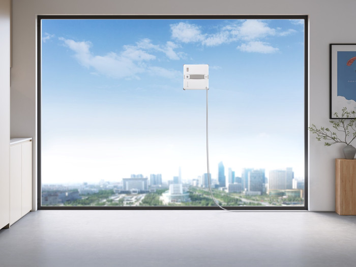 Ecovacs WINBOT mini 2 product in gebruik