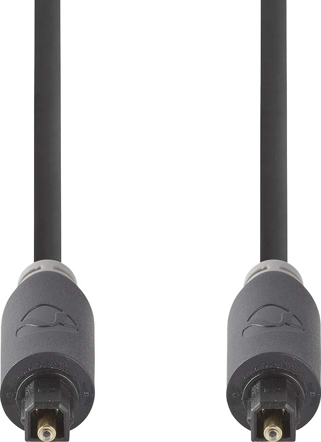 Nedis Câble Optique 1 Mètre Gris Main Image