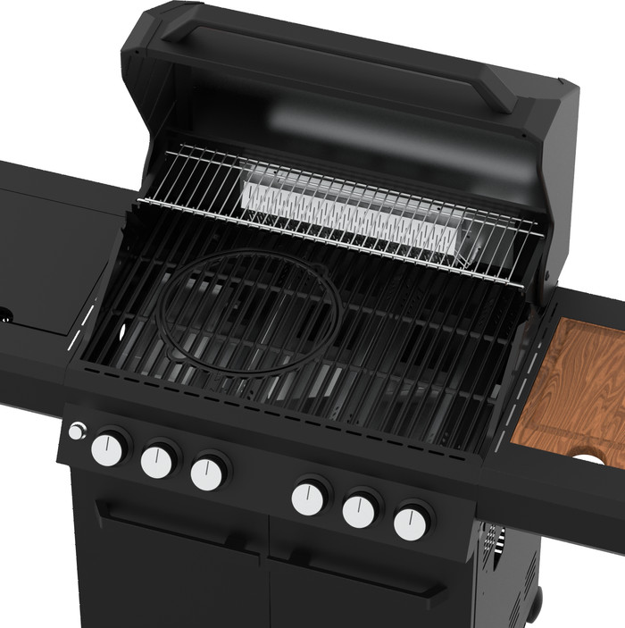 Grill Guru Gas Brander 4 binnenkant