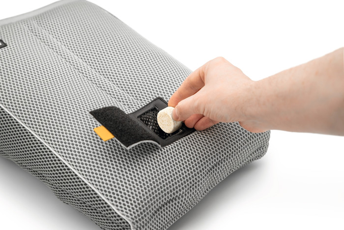 Miele SneakerTabs Schoenwasmiddel product in gebruik