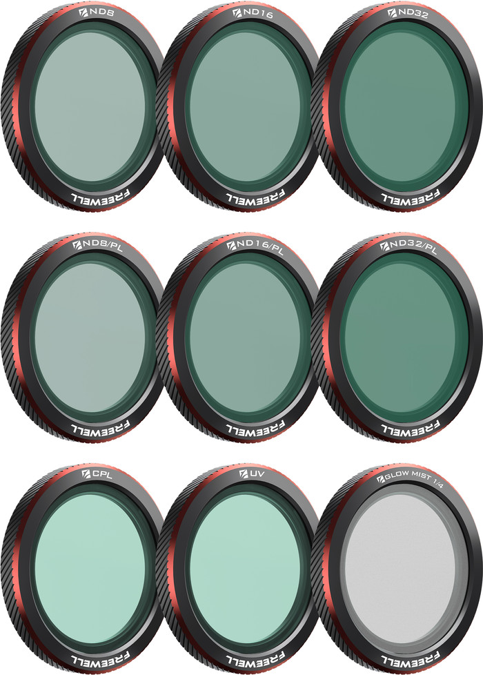 Freewell DJI Neo 2 Magnetic Filters Mega Kit 9 Pack Main Image