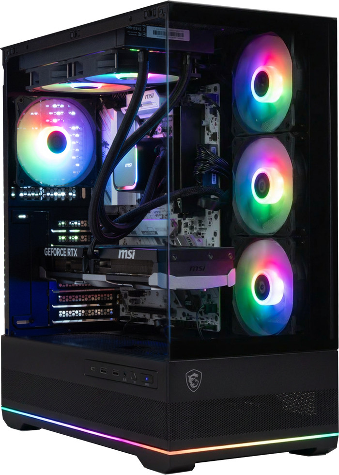 Cobalt x Powered by MSI - Tier 2 - RTX 5070 Ti - Ryzen 7 7800X3D - 32 Go - 2 To SSD côté gauche
