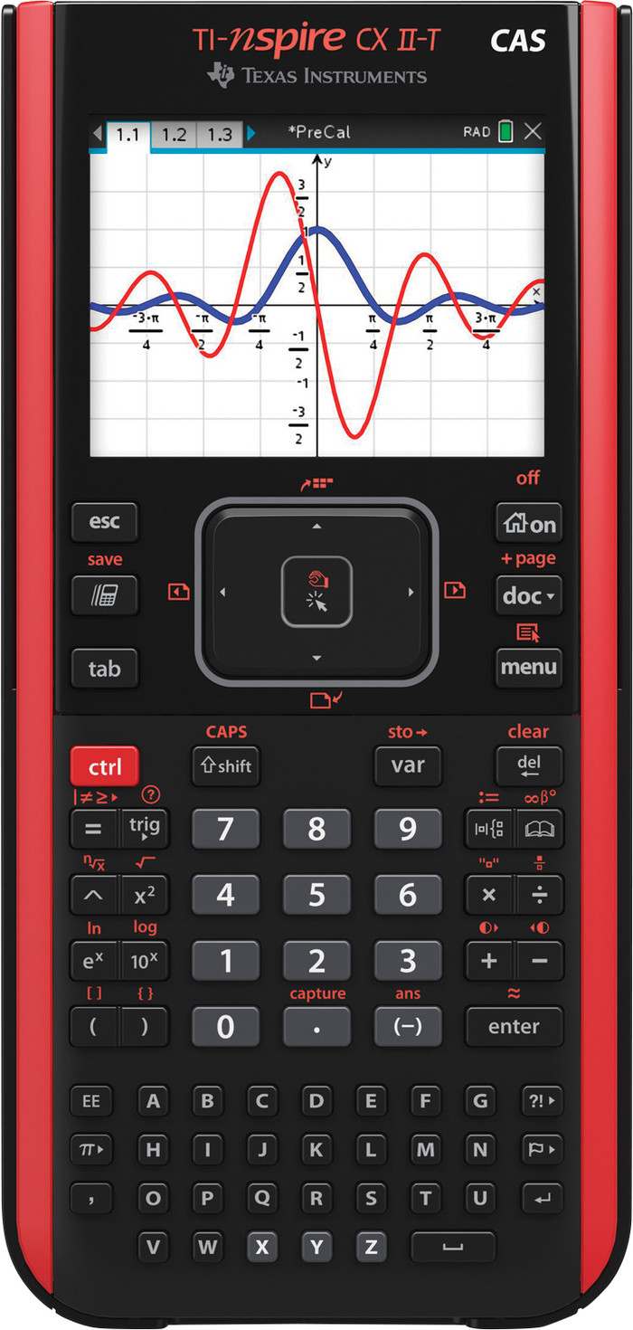 Texas Instruments TI-Nspire CX II-T CAS Main Image
