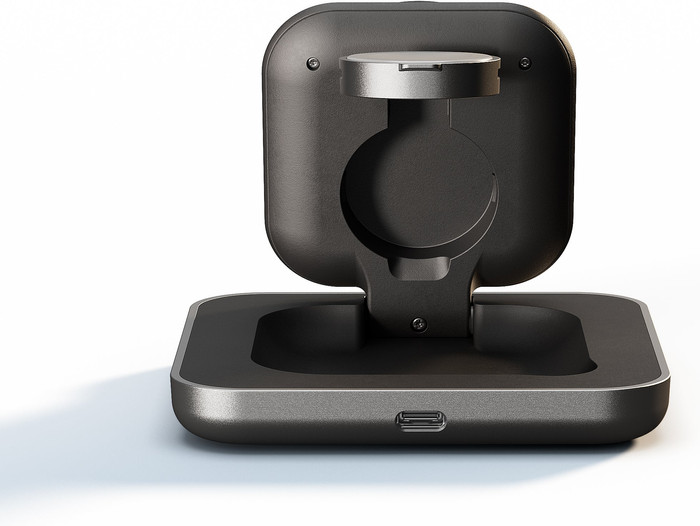 Zens 2-in-1 MagSafe met Qi2 Draadloze Oplader 45W met Standaard en Watch Stand achterkant