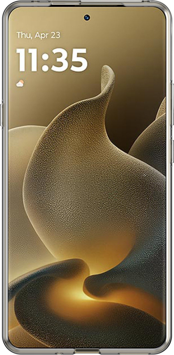 Just in Case Soft Design Motorola Signature Back Cover Transparant voorkant